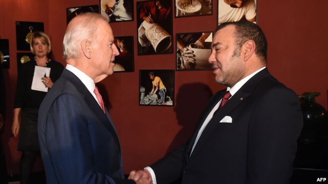 King receives US Vice President Joe Biden