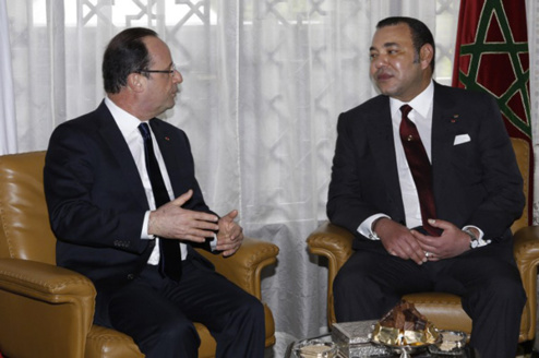 King Mohammed VI and French President   emphasize the strong exceptional partnership between the two countries