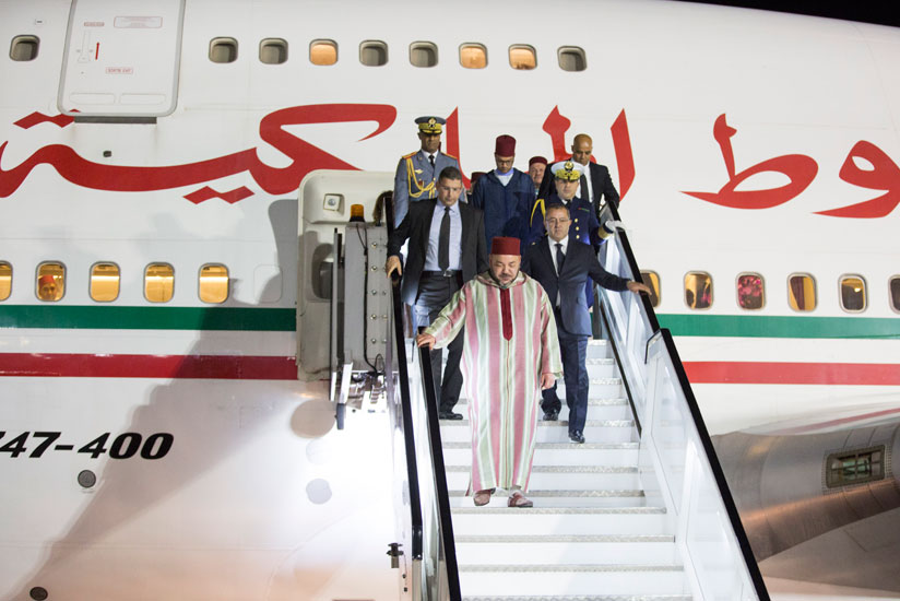 Moroccan king in a visit to South Sudan